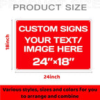 Personalized Aluminum Weatherproof Metal Signs - Image 2