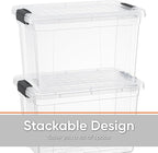Superio Clear Storage Boxes - Image 4