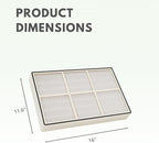 Nispira True HEPA Filter with 4 Pre-Carbon Filters Compatible with Whirlpool - Image 2