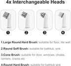Electric Cleaning Brush with 4 in 1 Multiple Brush Heads, Indoor Household - Image 4