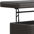 SIMPLIHOME Avalon 44 inch Wide Contemporary Rectangle Lift Top Rectangular - Image 9