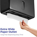 Multifold Paper Towel Dispenser Wall Mount – Large Capacity C-Fold, and Folded - Image 5
