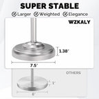 Toilet Paper Holder Stand, Brushed Nickel Toilet Paper Holder Free Standing - Image 5