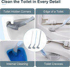Golf Toilet Brush, Toilet Cleaning Brush, Flexible Bendable Silicone Long - Image 2