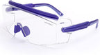 UKNOW Safety Goggles Over Glasses, Safety Glasses Anti Fog Wraparound Eye by UKNOW
