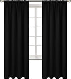 BGment Black Blackout Curtains for Bedroom 52 x 72 Inch Long by BGment