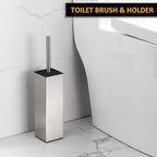 BGL Toilet Brush Holder Freestanding, Brushed Nickel, 304 Stainless Steel - Image 4