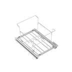 Dowell B18 Aluminum Base Wastebasket Pullout - Image 7