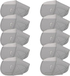 I Golf Iron Headcovers 10pcs PU Fit Both Right-Handed Clubs Golf Club Protector by GOCHSS