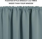 RYB HOME Blue Bedroom Curtains Room Darkening, Thermal Insulated Privacy Living - Image 8