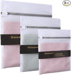 Lingerie Bags for Washing Delicates Pack Of 3 L/M/S Laundry Bags Mesh Wash Bags by GEINEAS