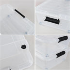 4-Pack 25 Quart Under Bed Plastic Storage Bins - Image 3