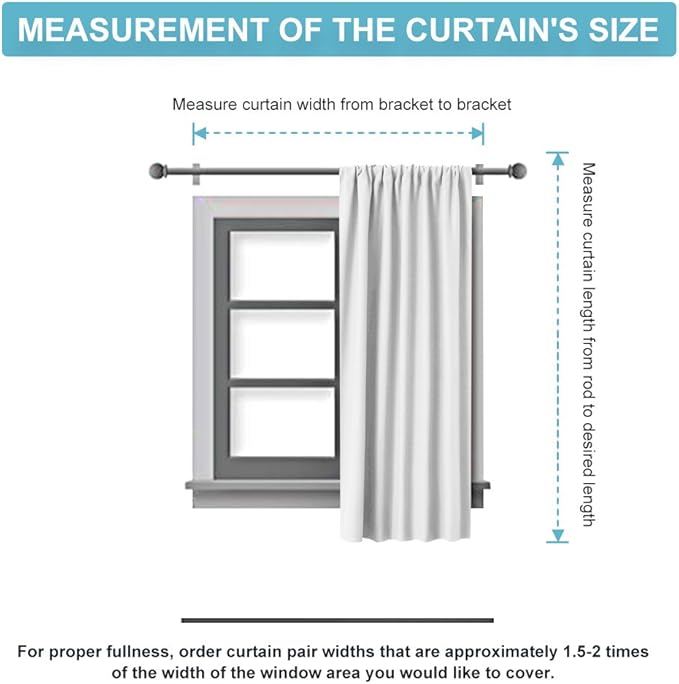 RYB HOME Blackout Curtains Thermal Insulated Panels Decor Slot Top Rod Pocket - Image 8