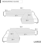 Easy-Going Sofa Slipcover L Shape Sofa Cover Sectional Couch Cover Chaise - Image 6
