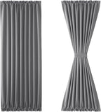 DWCN French Door Curtains – Rod Pocket Thermal Blackout Curtain - Image 7