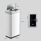 TLSUNNY 18.5 Gallon Motion Sensor Trash Can, Touchless Automatic Garbage Can - Image 2