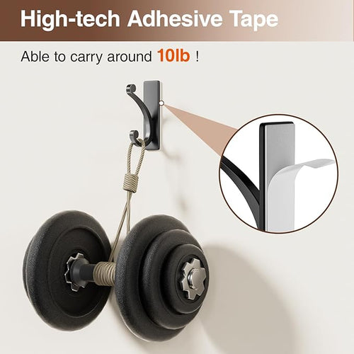 14-Pack Adhesive Wall Hook for Towel/Coat - Image 2