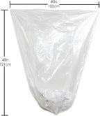 TYPLASTICS 40-45 Gallon Clear Trash Can Liners - Image 2