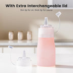 Condiment Squeeze Bottles, 12 oz Silicone Squeeze Bottles - Image 4