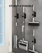Broom Holder Wall Mount, Broom Holder, Broom and Mop Organizer Wall Hanging - Image 4