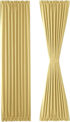 DWCN French Door Curtains – Rod Pocket Thermal Blackout Curtain - Image 7