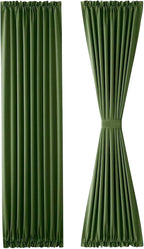 DWCN French Door Curtains – Rod Pocket Thermal Blackout Curtain - Image 7