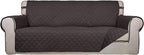 PureFit Reversible Quilted Sofa Cover, Water Resistant Slipcover Furniture by PureFit