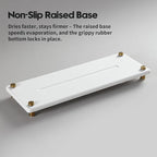 Water Absorbing Stone Sink Caddy Kitchen Sink Organizer Tray, Diatomite - Image 6