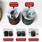 14L/3.7GAL Black and Gold Open Top Trash Can - Image 5