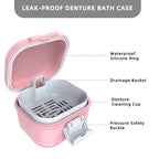 ARGOMAX Leak Proof Denture Bath Cup, Portable Soaking Denture Box, Denture Bath - Image 6