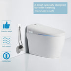 2Pcs Toilet Brush, Slim Compact Bathroom Toilet Scrubber No Dead Corners - Image 8