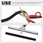 2 Rolls of 41 Inch Rubber Squeegee Replacement Blades - Image 3