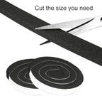 2 Rolls 1/2 Inch W 1/2 T Weather Stripping Air Conditioner Open Cell Foam Seal - Image 3