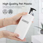 Segbeauty Square Soap Dispenser Refillable, 500ml Empty Reusable Modern - Image 2