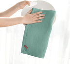 Artoid Mode 100% Cotton Light Green Waffle Weave Kitchen Dish Cloths, 12x12 - Image 4