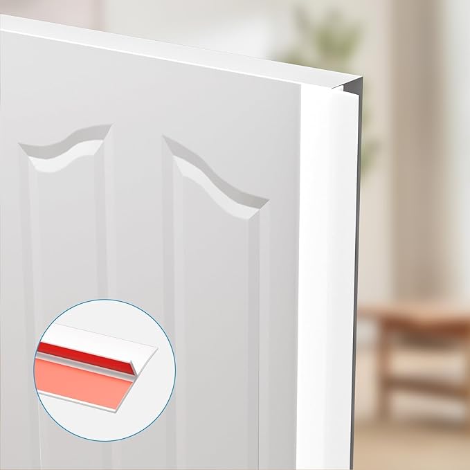T-Shaped Door Draft Stopper, 1.97 in x 40 Ft Silicone Seal Strip - Image 7