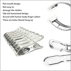 8 Pack Stainless Steel Clothespins, 4.7 Inch Towel Clips - Image 6