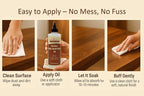 Verdana Natural Wood Conditioner Oil – 8 fl oz – Odorless, Non-Toxic Coconut - Image 4