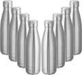 VEGOND 17oz Stainless Steel Water Bottles Bulk, Reusable Metal Sports Water by VEGOND
