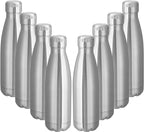 VEGOND 17oz Stainless Steel Water Bottles Bulk, Reusable Metal Sports Water by VEGOND
