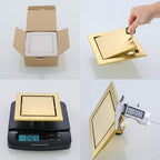 RANDOM Brushed Gold Shower Drain Square 6 inch SUS304 Stainless Steel Shower - Image 5