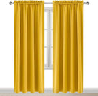 DWCN Blackout Curtains Room Darkening Thermal Insulated Bedroom Curtains Window - Image 9