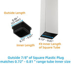 Furnigear Plastic Plugs Tubing End Cap Chair End Caps Outside Bottom Tubing - Image 2