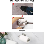 NearMoon Bathroom Toilet Paper Holder, Premium SUS304 Stainless Steel Rustproof - Image 8