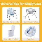 Senvok Commode Liners with Highly Absorbent Pads - Image 6