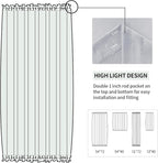 DWCN French Door Curtains – Rod Pocket Thermal Blackout Curtain - Image 3