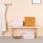Large Storage Baskets for Organizing, Closet Shelf Baskets for Clothes Blanket - Image 6