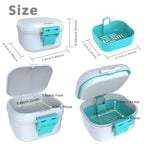 ARGOMAX Leak Proof Denture Bath Cup, Portable Soaking Denture Box, Denture Bath - Image 2