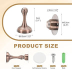 MECCANIXITY Magnetic Door Stoppers Stainless Steel Door Stops, Wall Floor - Image 2