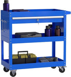 3 Tier Rolling Tool Cart Utility Cart on Wheels, Heavy Duty Tool Chest Storage by Maemttes